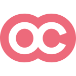 Monogram logo for OC, with the letters O and C interlocked to create the Octagon logo.